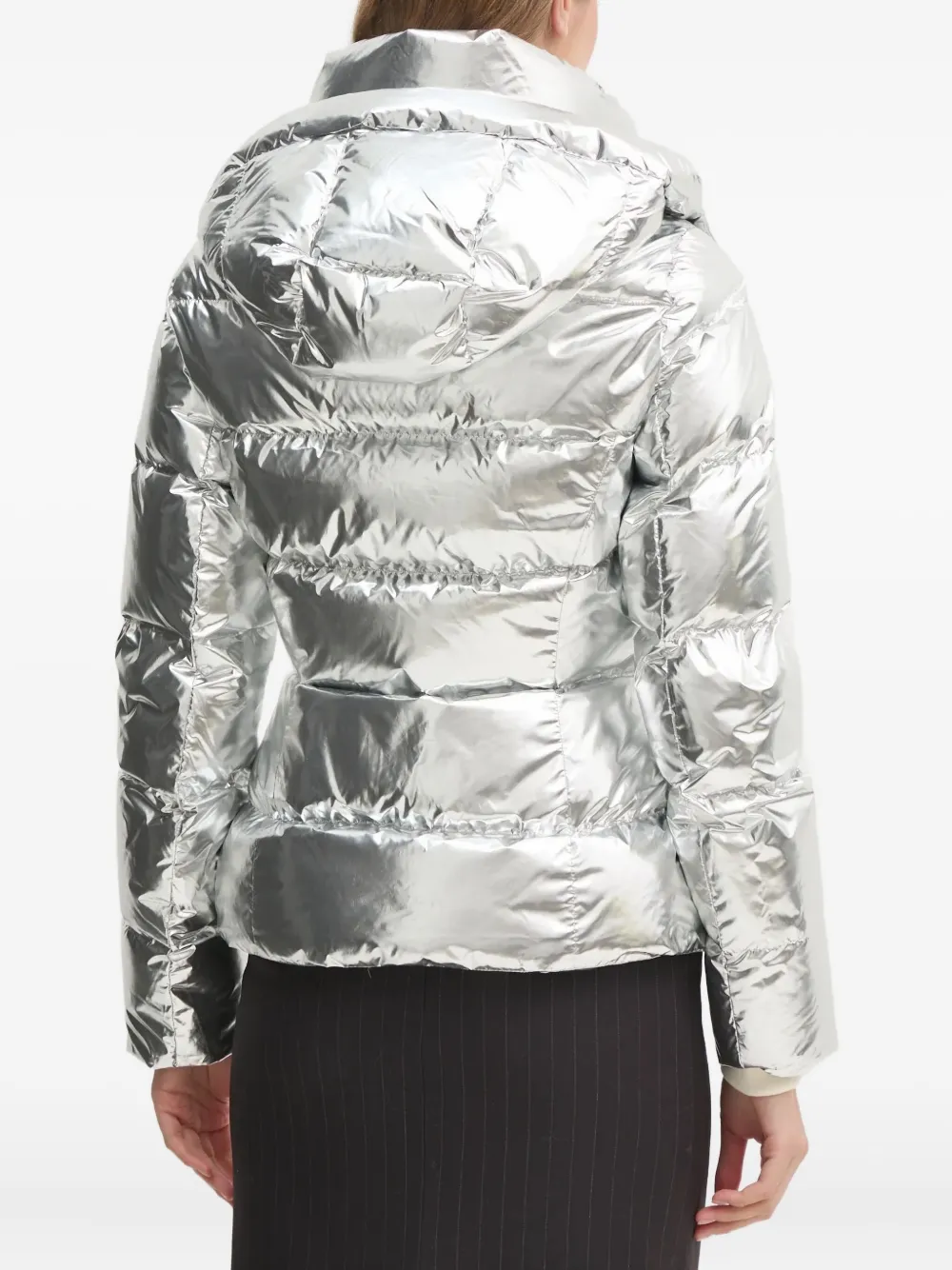 Mackage Donsjack met capuchon Zilver