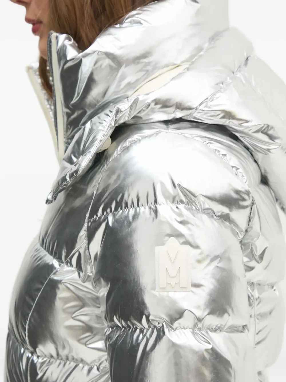 Mackage Donsjack met capuchon Zilver