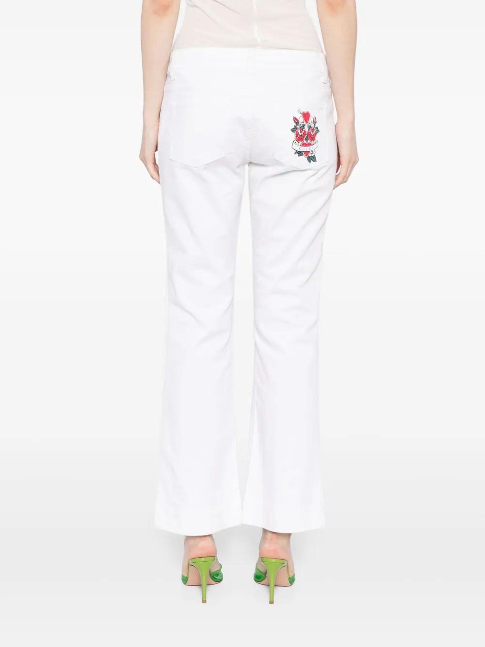 Gucci Jeans met print Wit