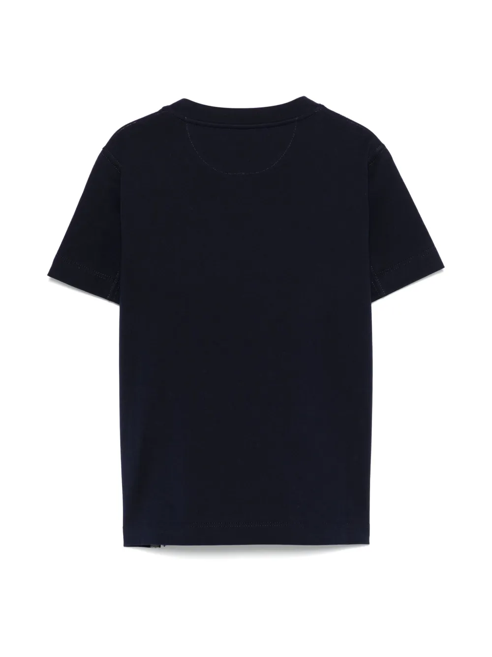 Brunello Cucinelli Kids T-shirt met tekst - Blauw