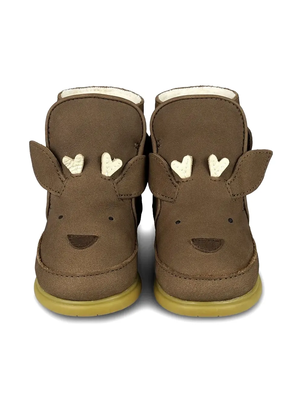 Shop Donsje Touch-strap Leather Boots In Brown