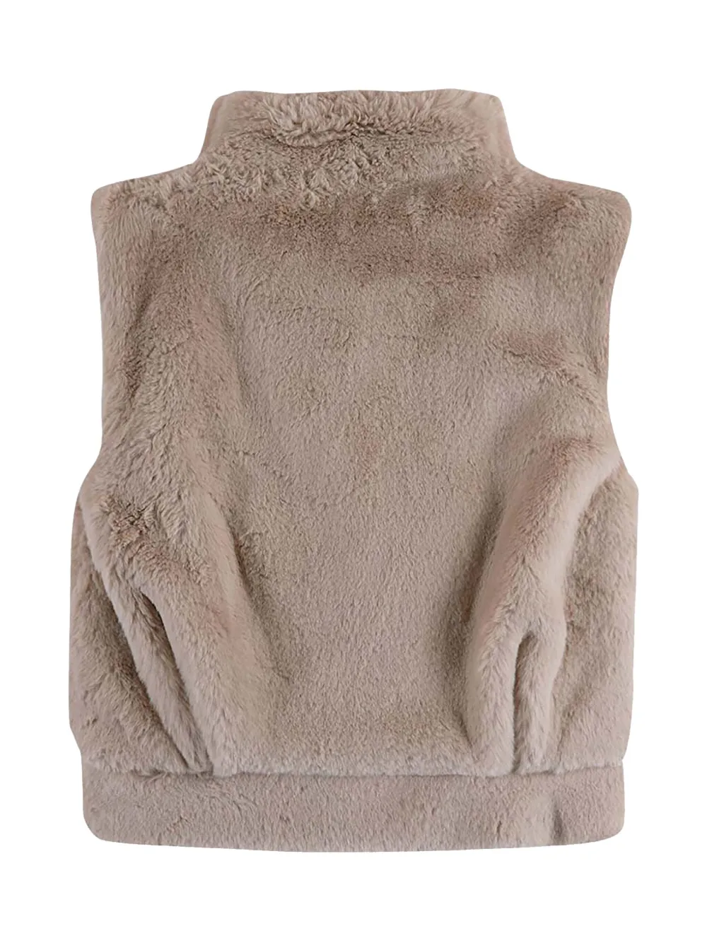 Donsje faux-fur sleeveless jacket - Beige