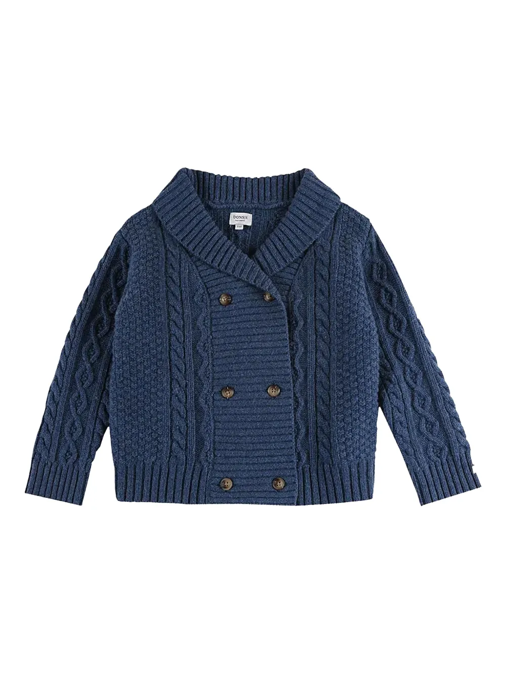 Donsje Cardigan com abotoamento duplo | Azul | Image 1