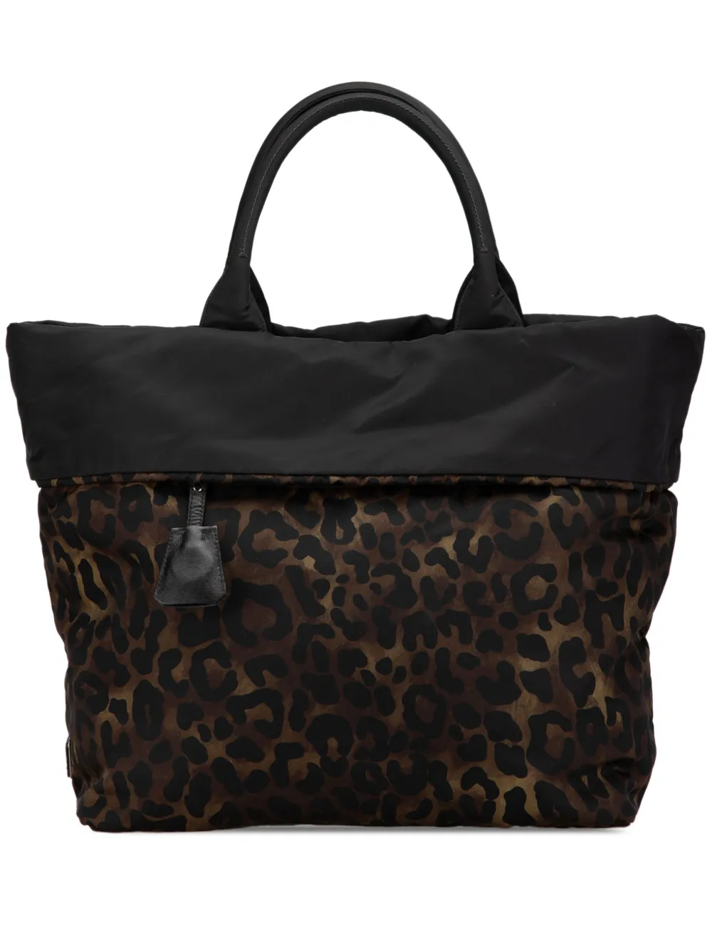 2000-2024 Tessuto Leopard Print Reversible satchel