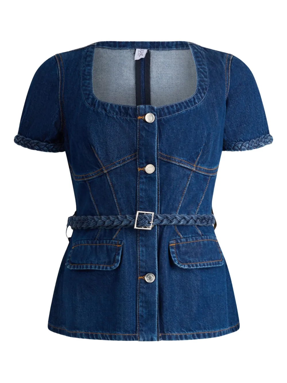 LIU JO denim fitted jacket | Blue | Image 1