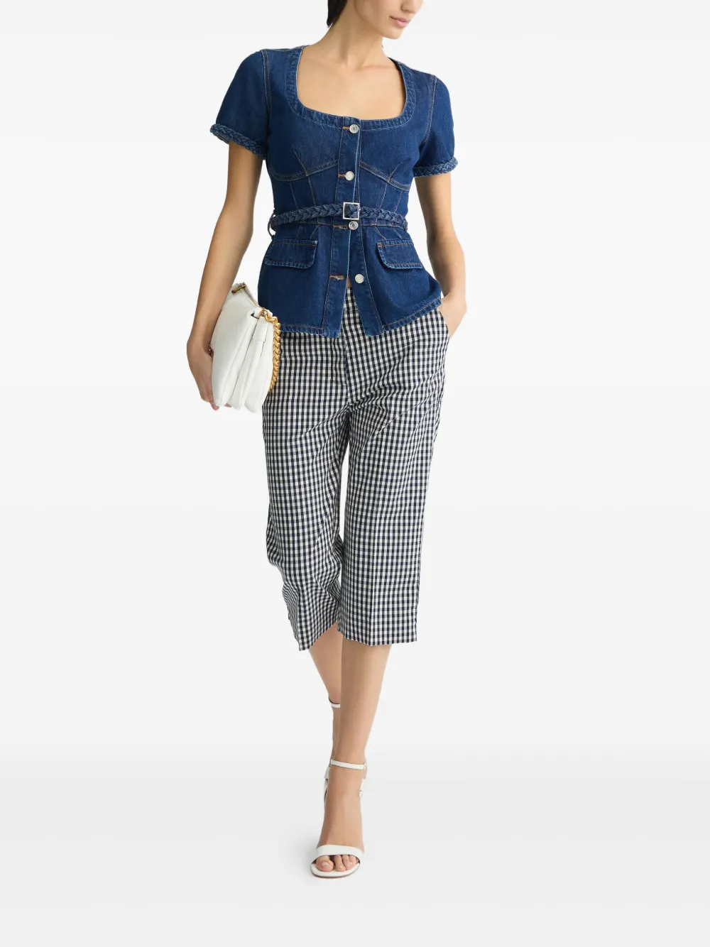 LIU JO denim fitted jacket | Fitted Jackets | Image 2
