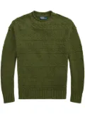 Polo Ralph Lauren patterned-knit jumper - Green