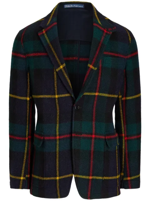 Polo Ralph Lauren blazer con motivo de cuadros tartán