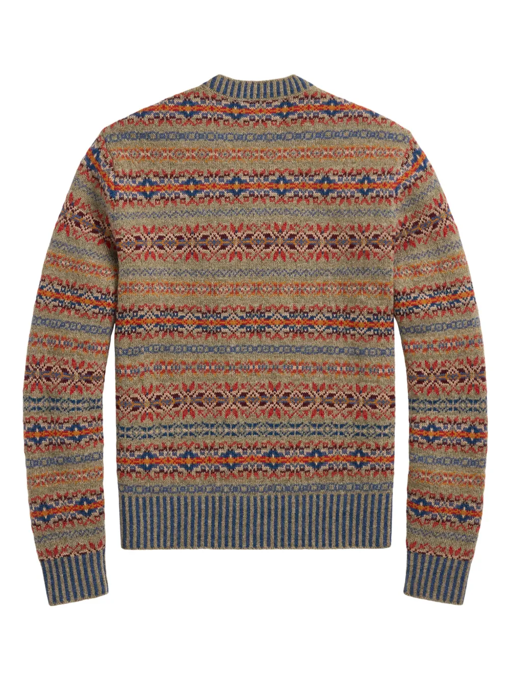 Ralph Lauren RRL Fair Isle gebreide trui Oranje