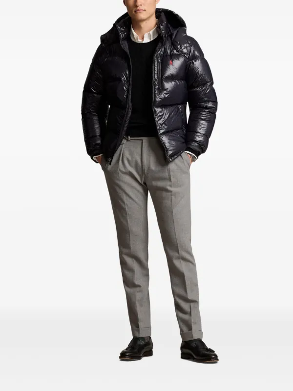 Polo Ralph Lauren Jaqueta Matelassê | Preto | FARFETCH BR