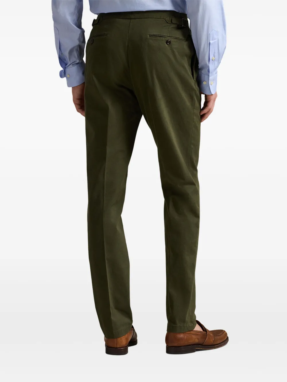 Polo Ralph Lauren Broek met geplooid detail Groen