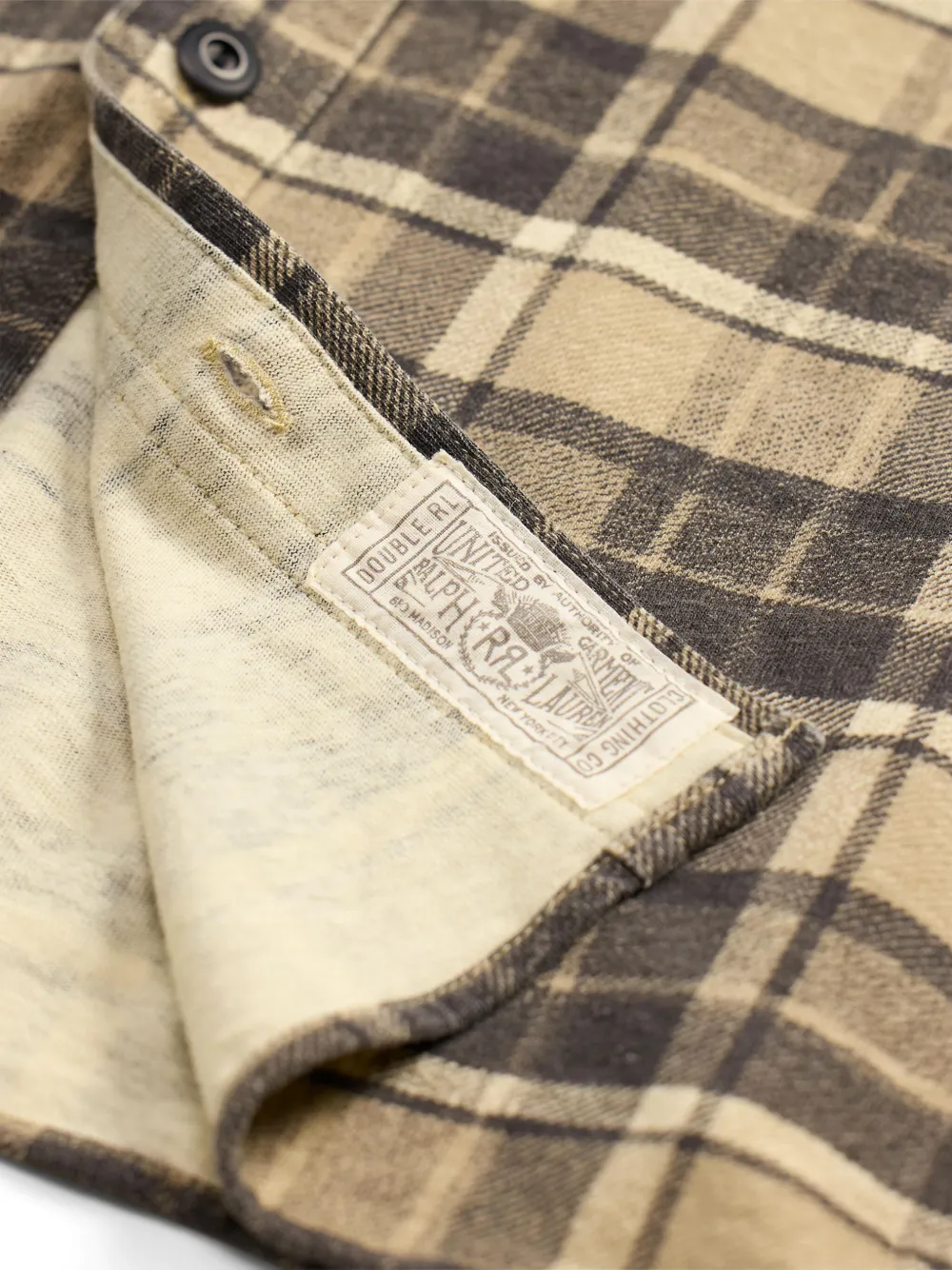 Ralph Lauren RRL Geruit blouse Bruin