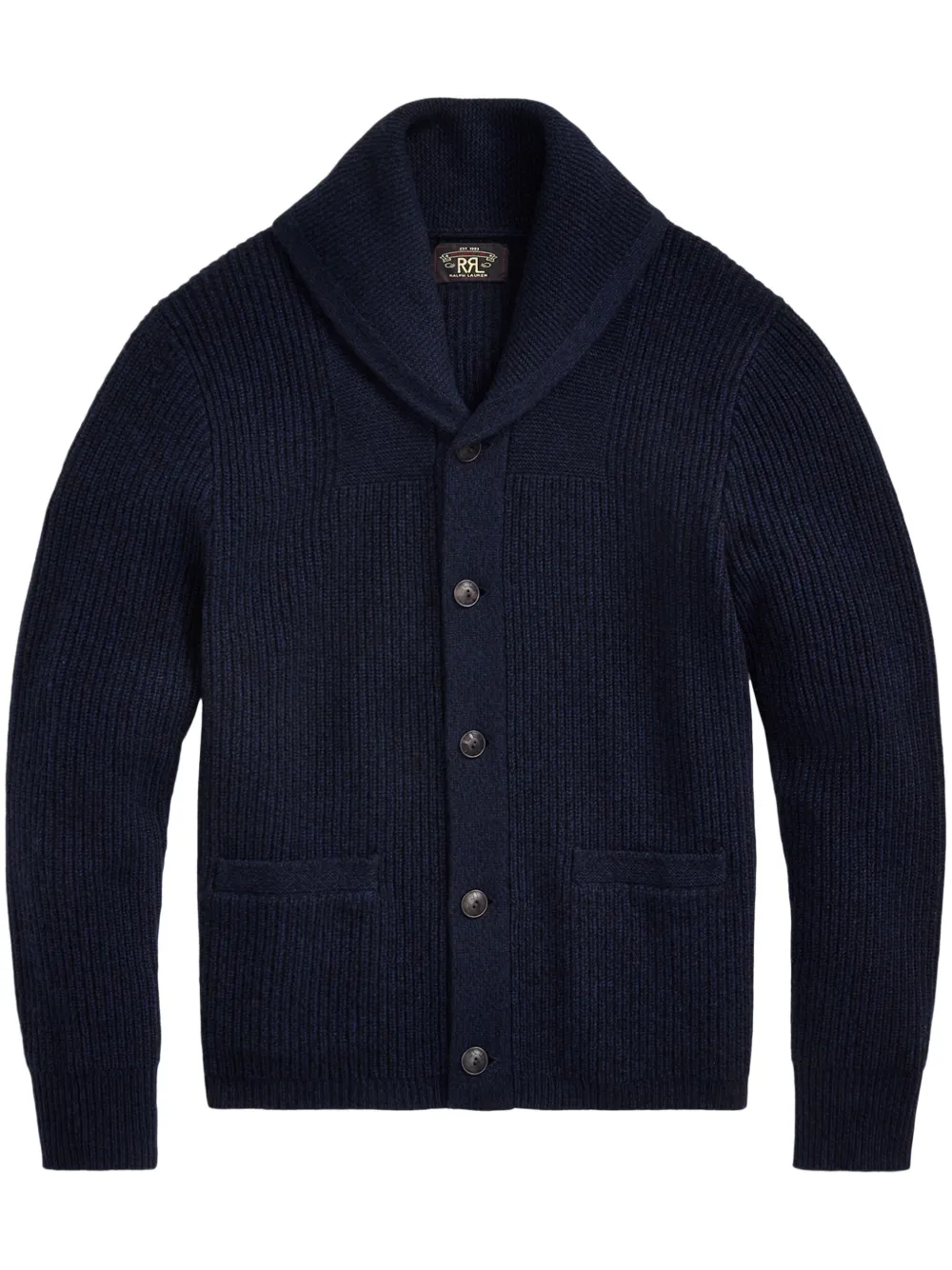 shawl-collar cardigan