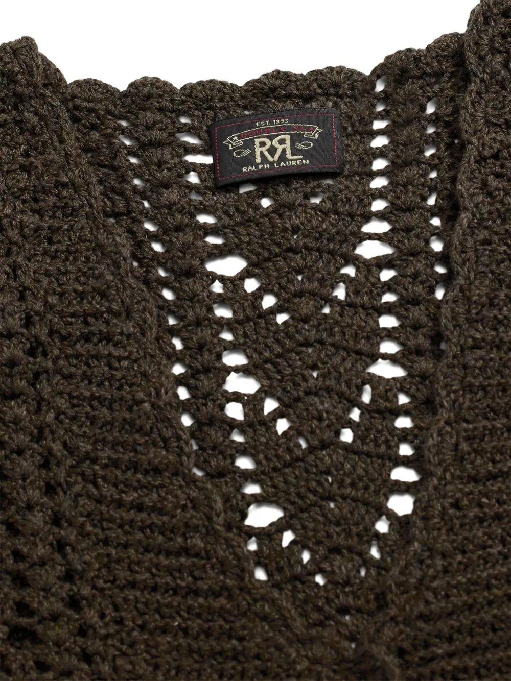 Ralph Lauren RRL Brill gilet Bruin