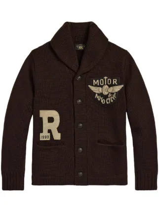 Ralph Lauren RRL ショールカラー カーディガン | ブラウン | FARFETCH JP