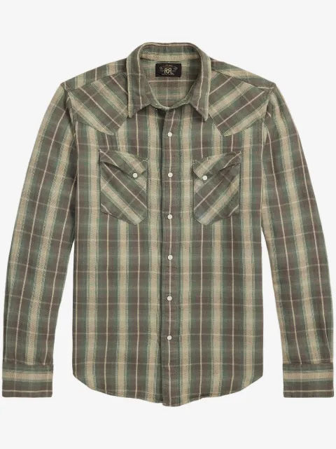 Ralph Lauren RRL plaid-check cotton shirt