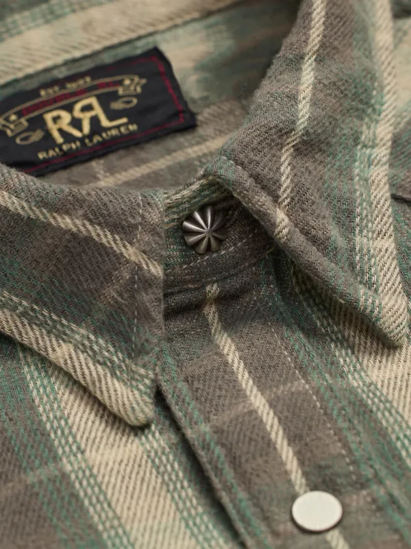 Ralph Lauren RRL チェック シャツ | グリーン | FARFETCH JP