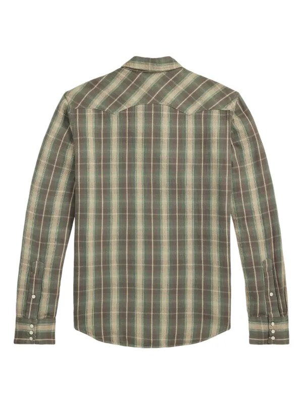 Ralph Lauren RRL Camisa Xadrez De Algodão | Verde | FARFETCH BR
