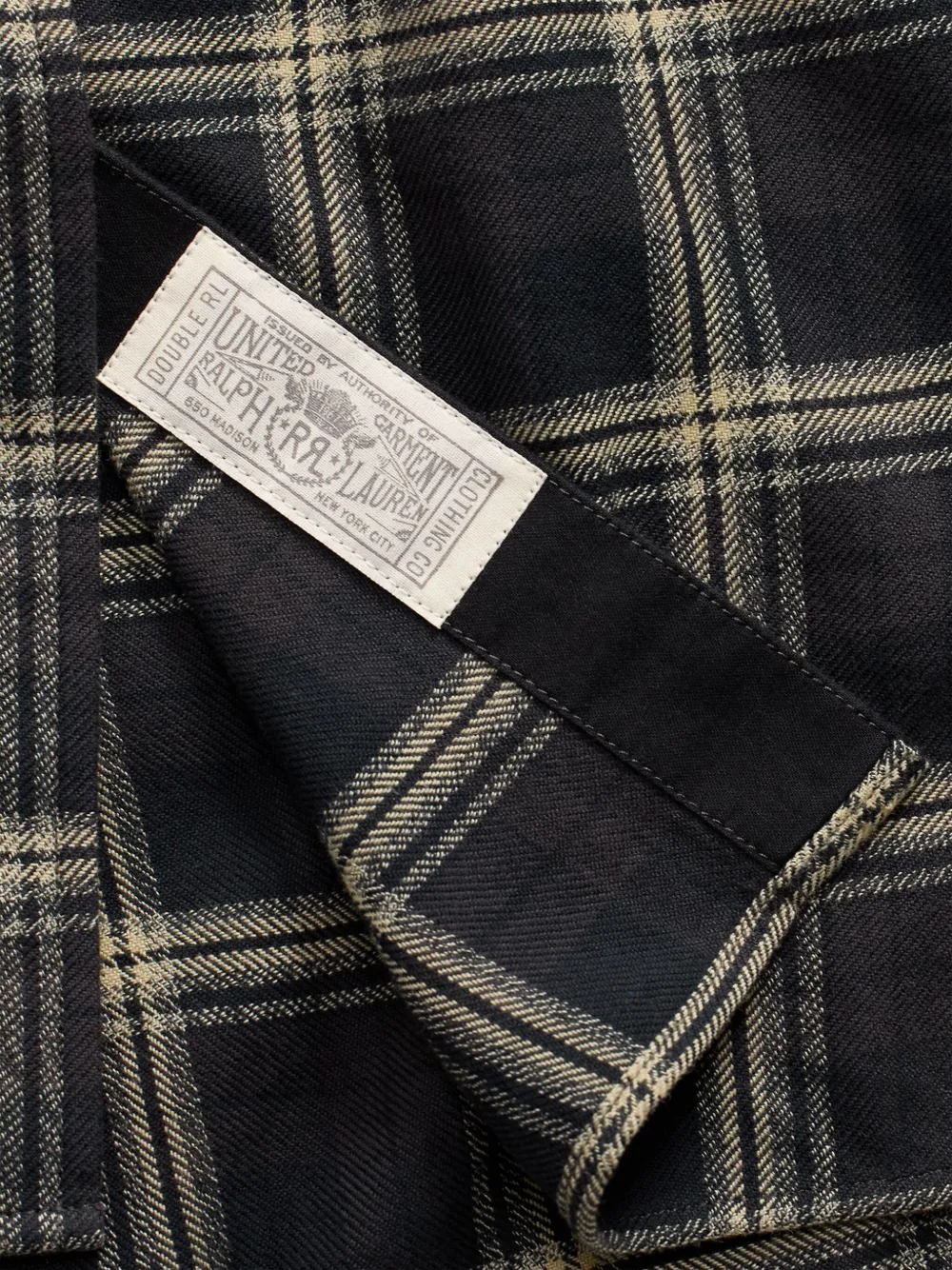 Ralph Lauren RRL Jaspe blousejurk Zwart