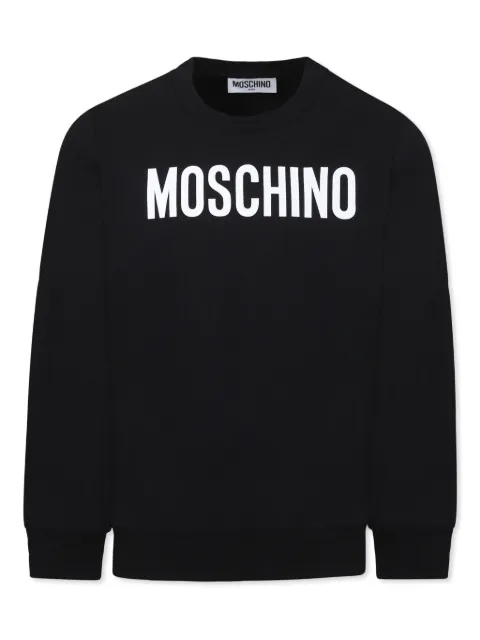 Moschino Kids logo-print sweatshirt 
