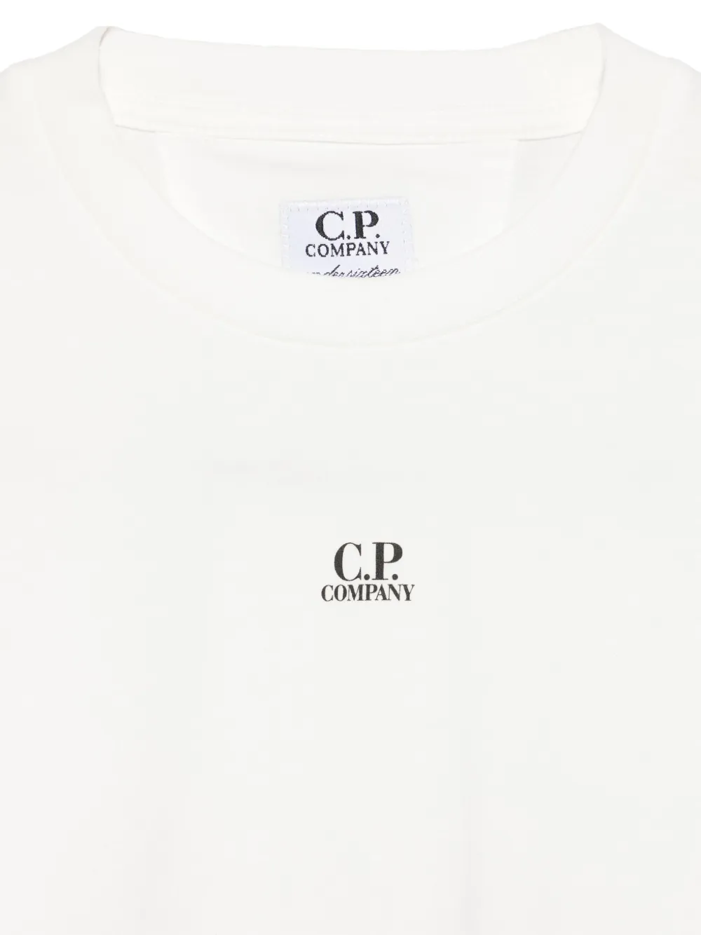 C.P. Company Kids T-shirt met logoprint Wit