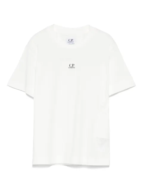 C.P. Company Kids camiseta con logo estampado