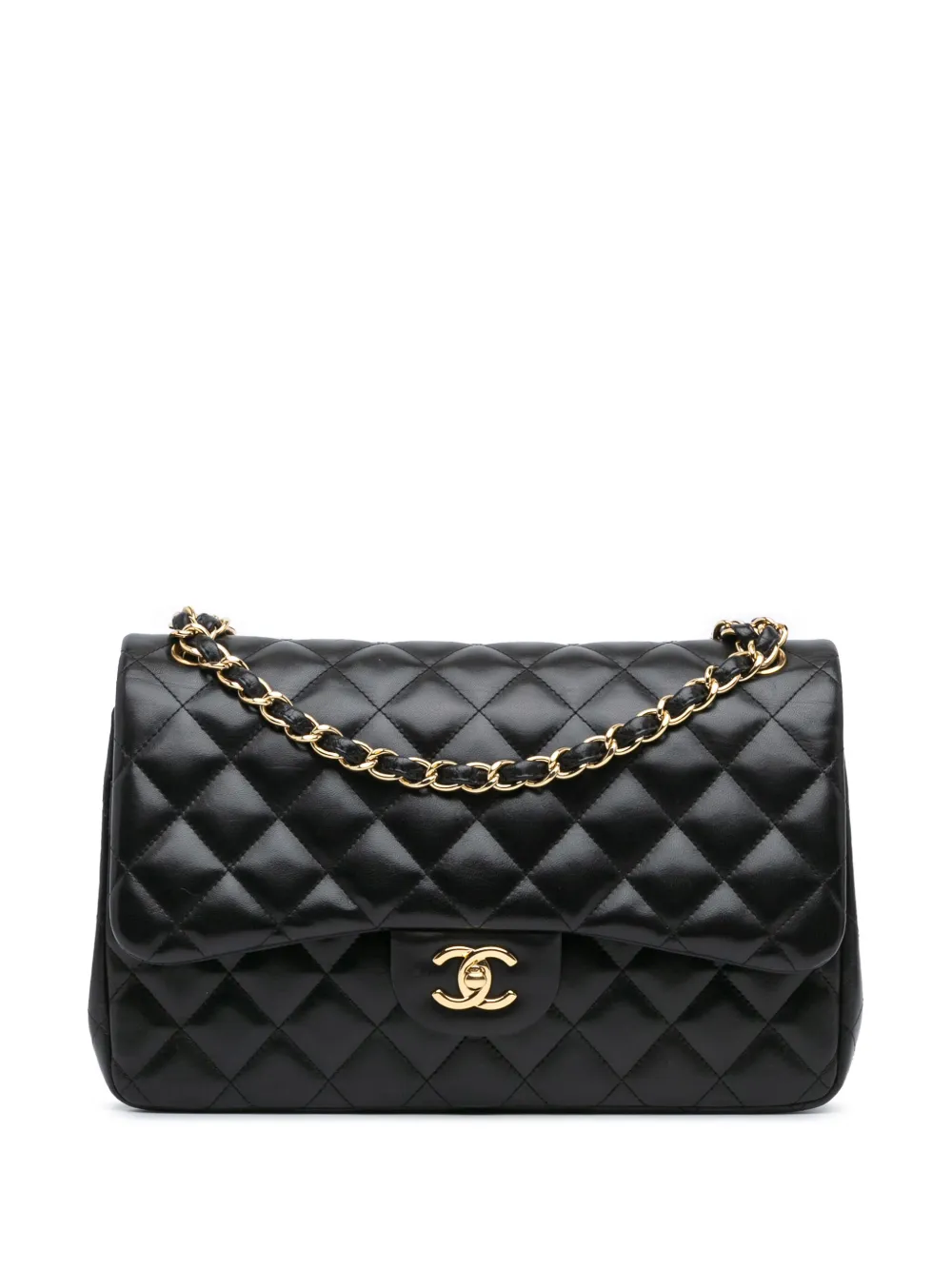 CHANEL Pre-Owned 2010-2011 Jumbo Classic Lambskin Double Flap shoulder bag | Image 1