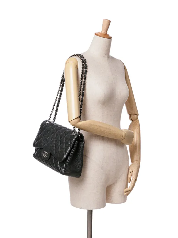 CHANEL Pre-Owned 2012 ジャンボ クラシック キャビア ダブル