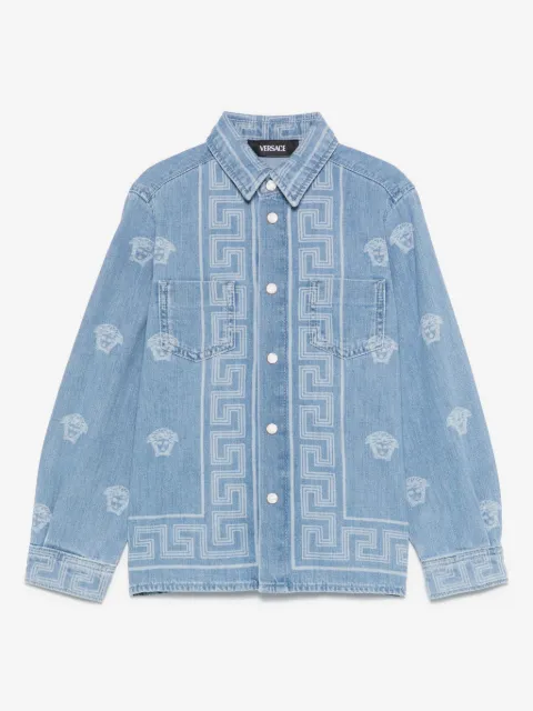 Versace Kids Medusa Head-print shirt