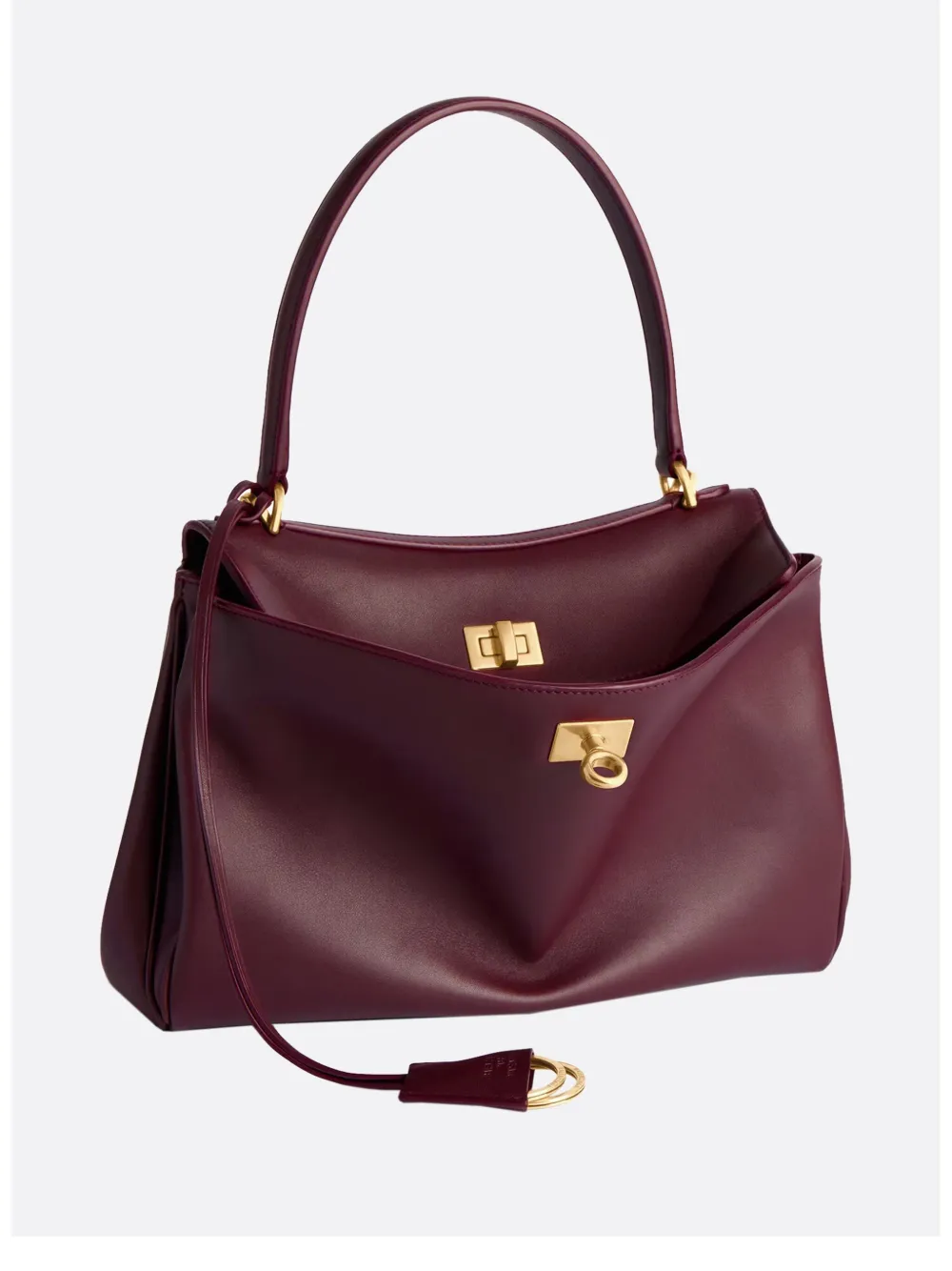 Balenciaga Rodeo kleine shopper Rood