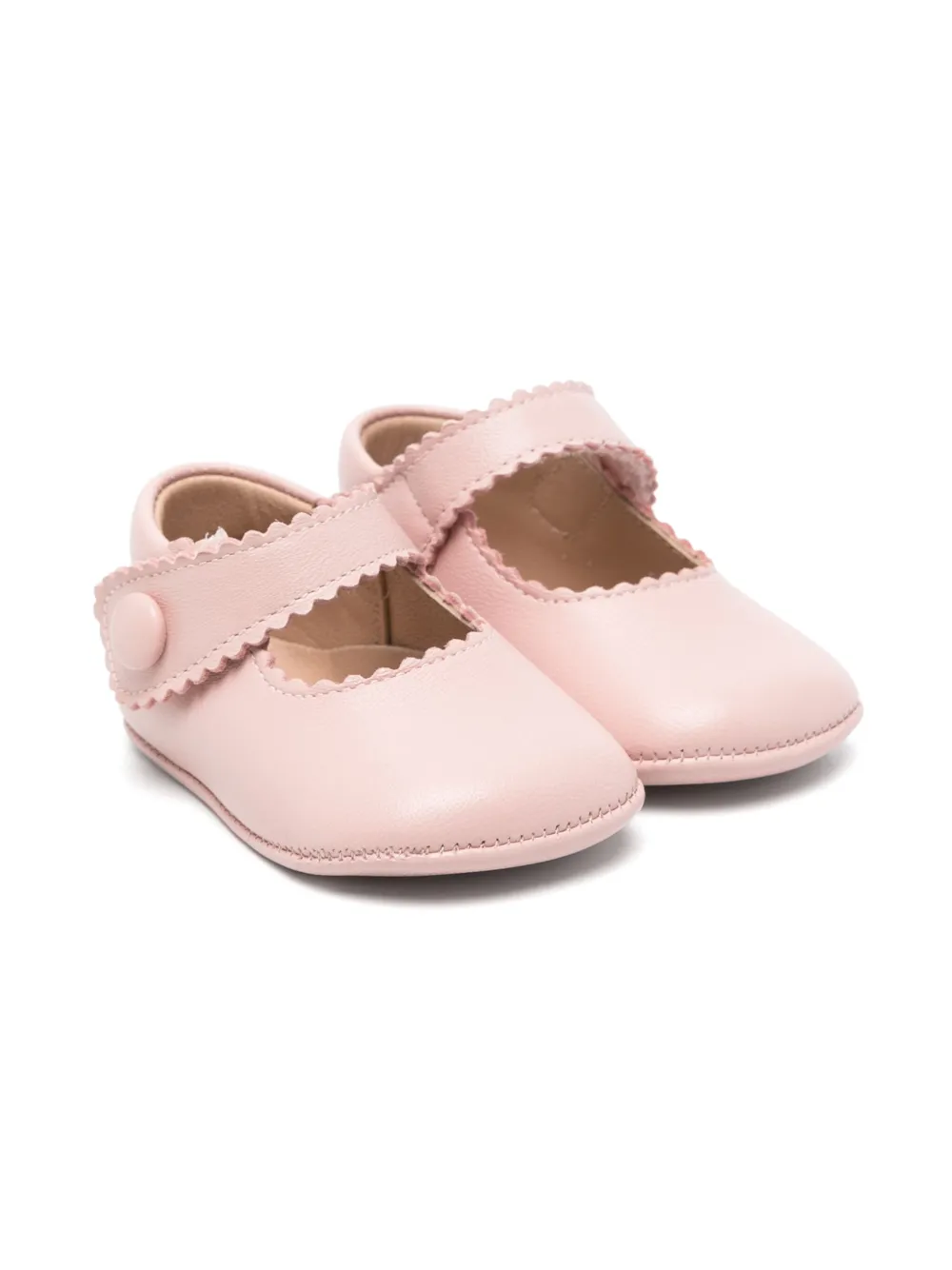 Eli1957 leather pre-walkers Pink