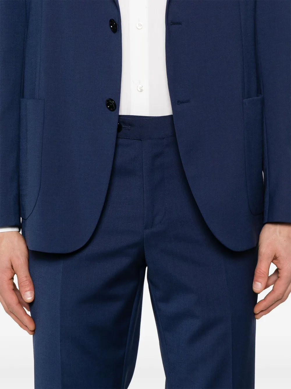 Shop Lardini Single-breasted Suit In Blue