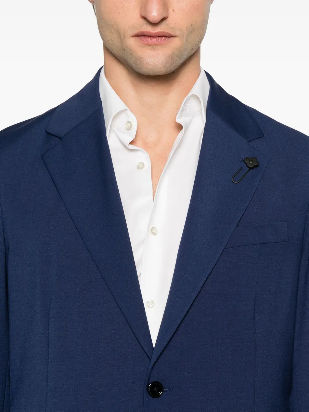 Shop Lardini Single-breasted Suit In Blue