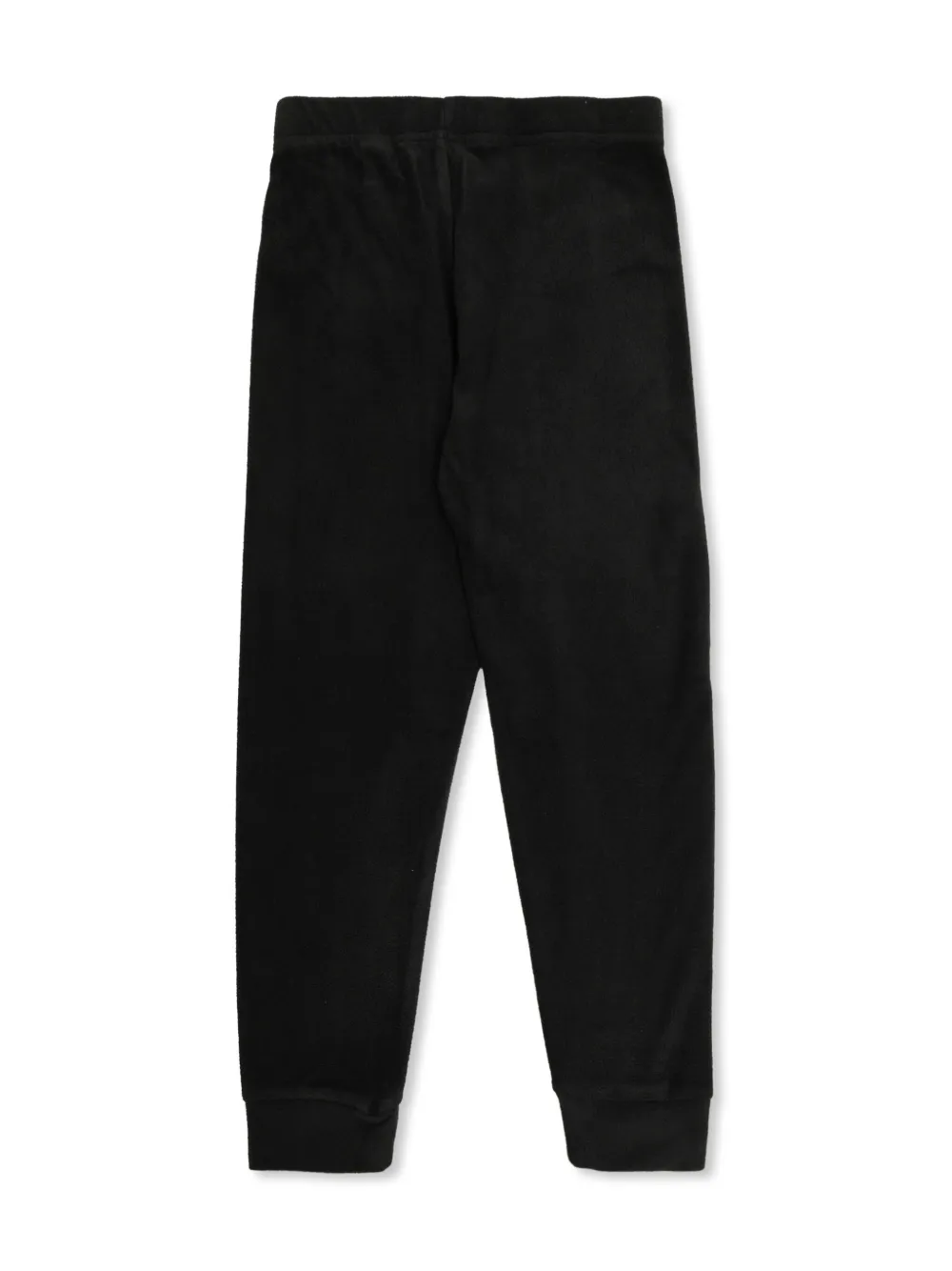 Mini Rodini fleece track pants - Zwart