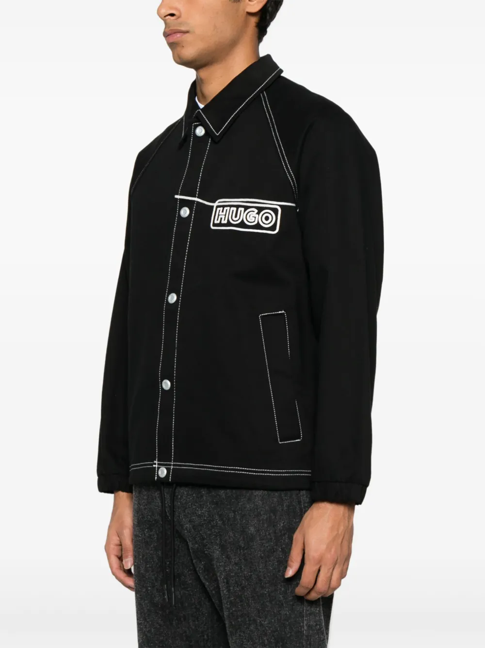 BOSS Giacca in cotone con logo | Giacche | Image 3