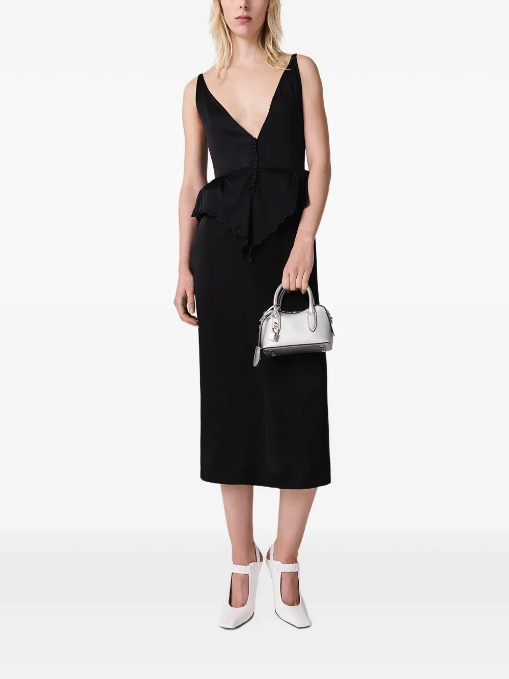 Stella McCartney v-neck dress - Black