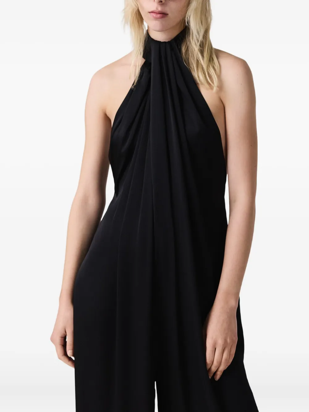Stella McCartney Jumpsuit met halternek Zwart