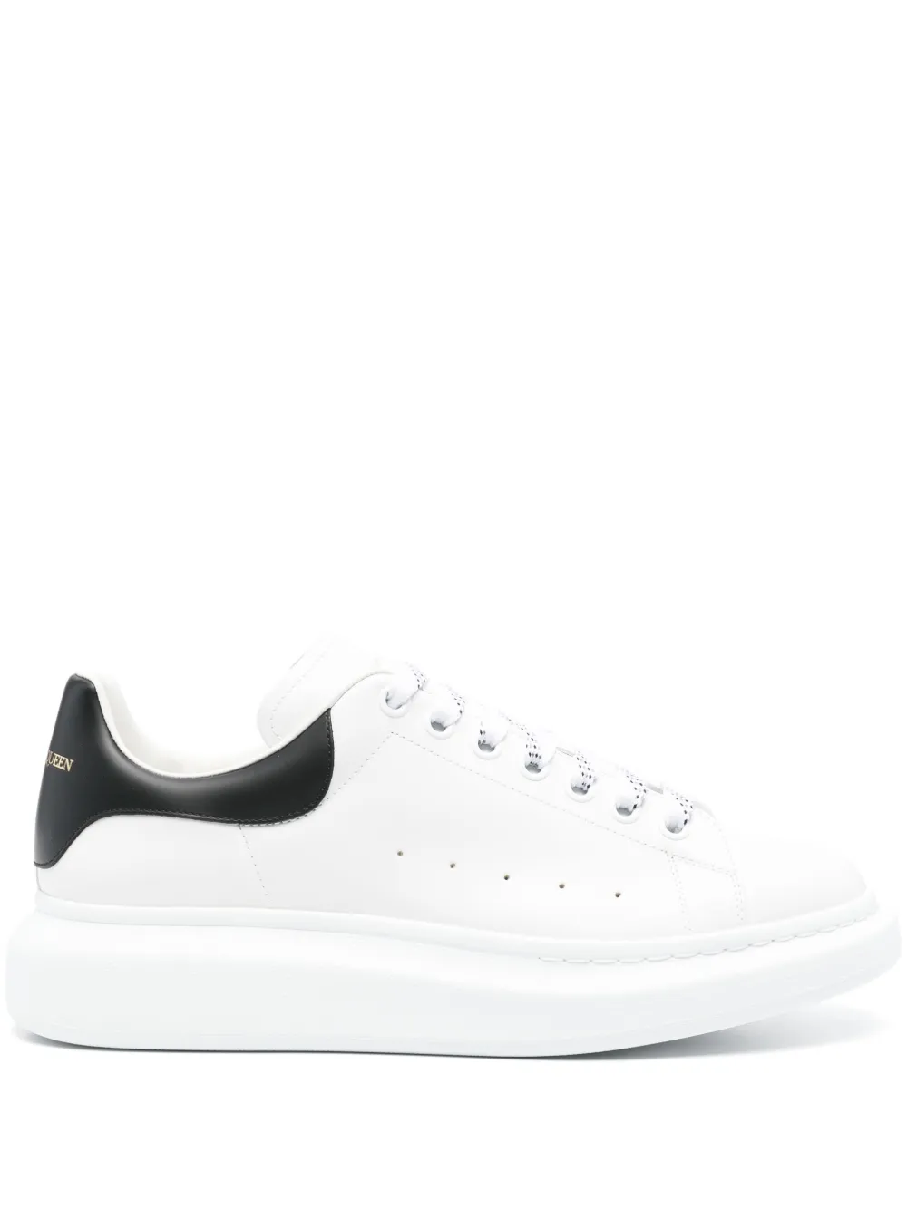 Alexander McQueen Oversize Sneakers Leather White 9061 WHITEBLACK