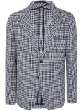 Tagliatore linen blazer - Blue