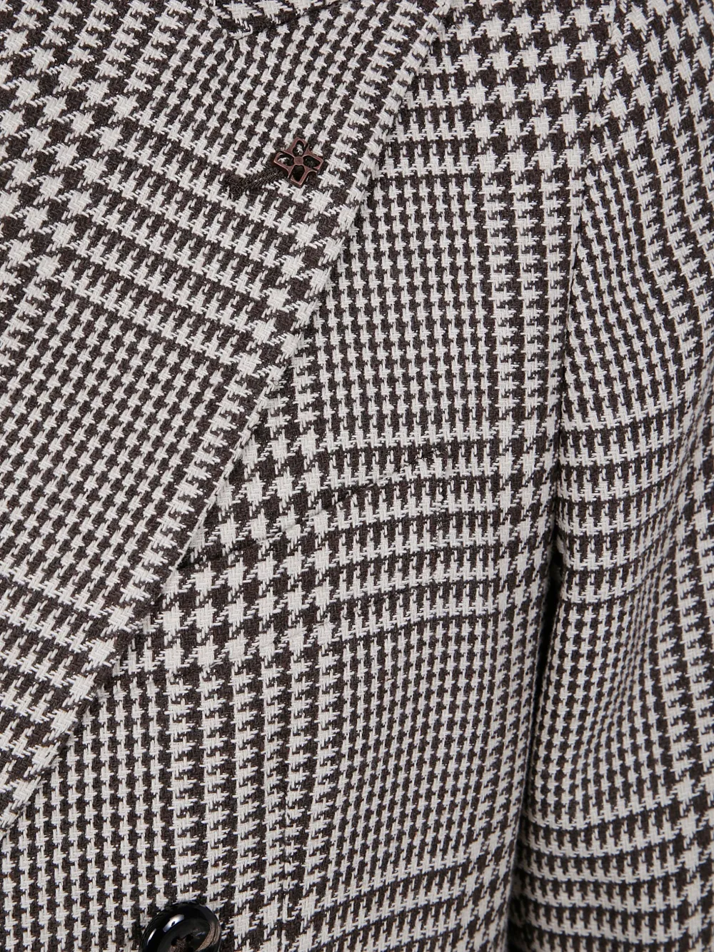 Shop Tagliatore Double-breasted Blazer In Brown