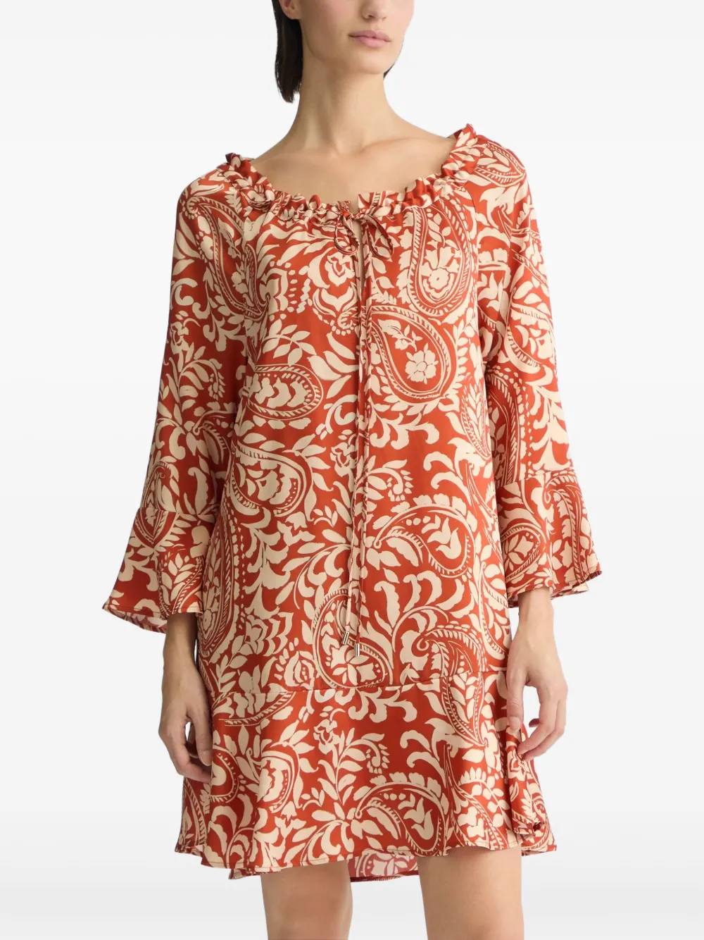 LIU JO printed twill dress - Oranje