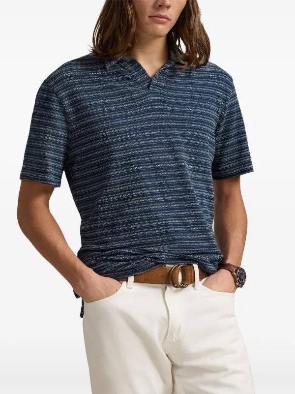 Polo Ralph Lauren ストライプ ポロシャツ | ブルー | FARFETCH JP
