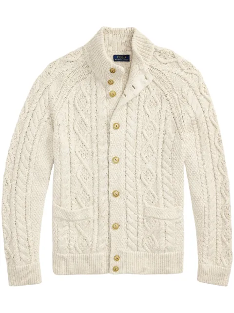 Polo Ralph Lauren cardigan en maille torsadée