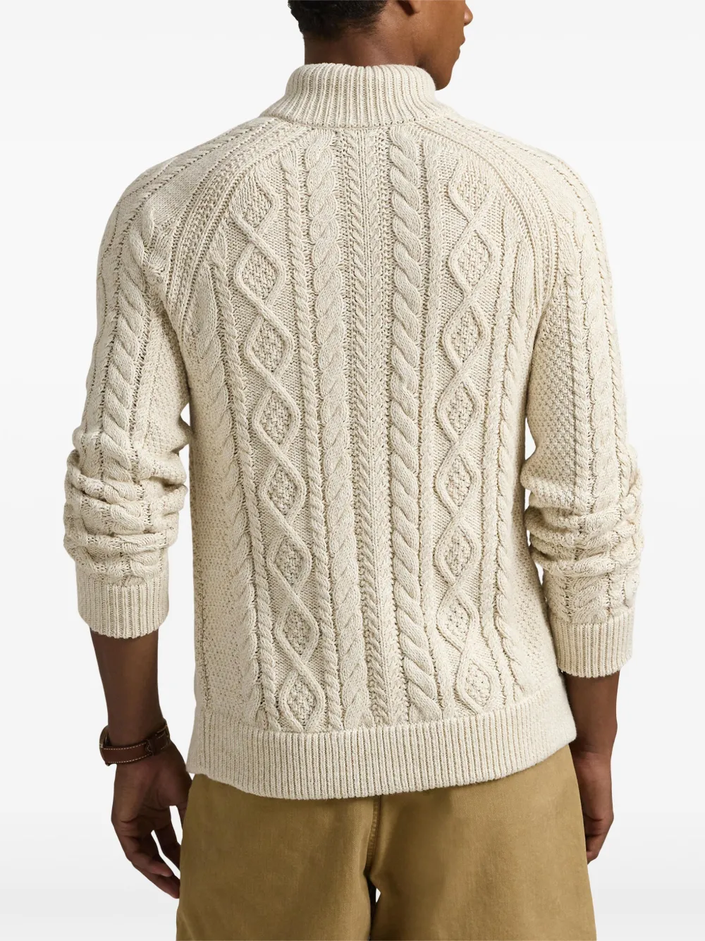 Polo Ralph Lauren Kabelgebreid vest Beige