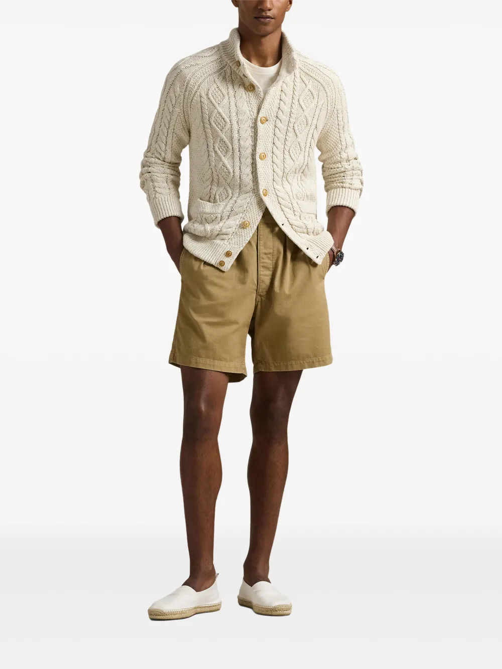 Polo Ralph Lauren Kabelgebreid vest Beige