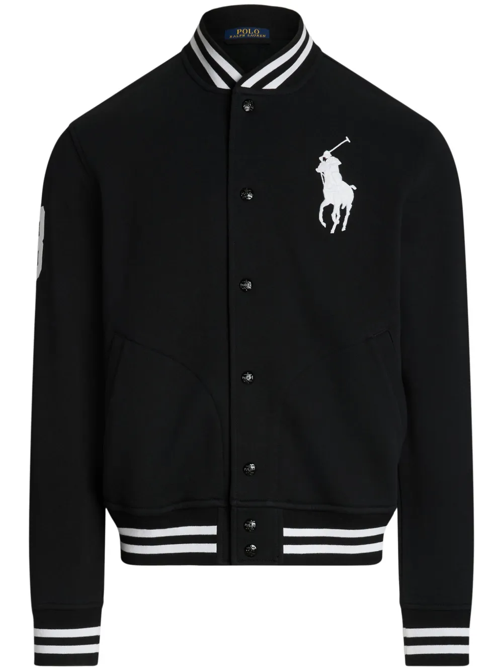 Polo Pony fleece baseball jacket