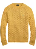 Polo Ralph Lauren cable-knit cotton sweater - Yellow