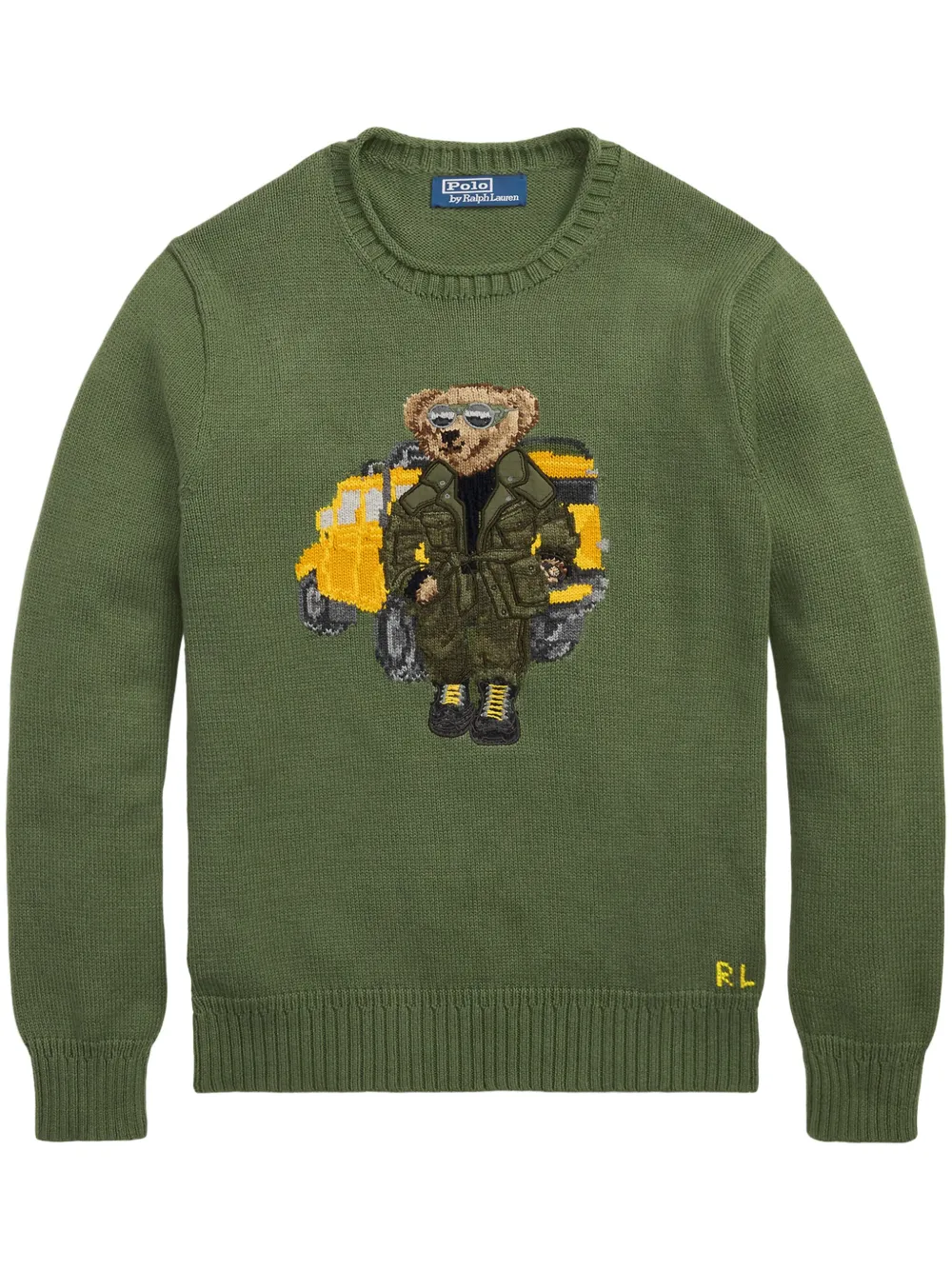 Image 1 of Polo Ralph Lauren Polo Bear-motif sweater