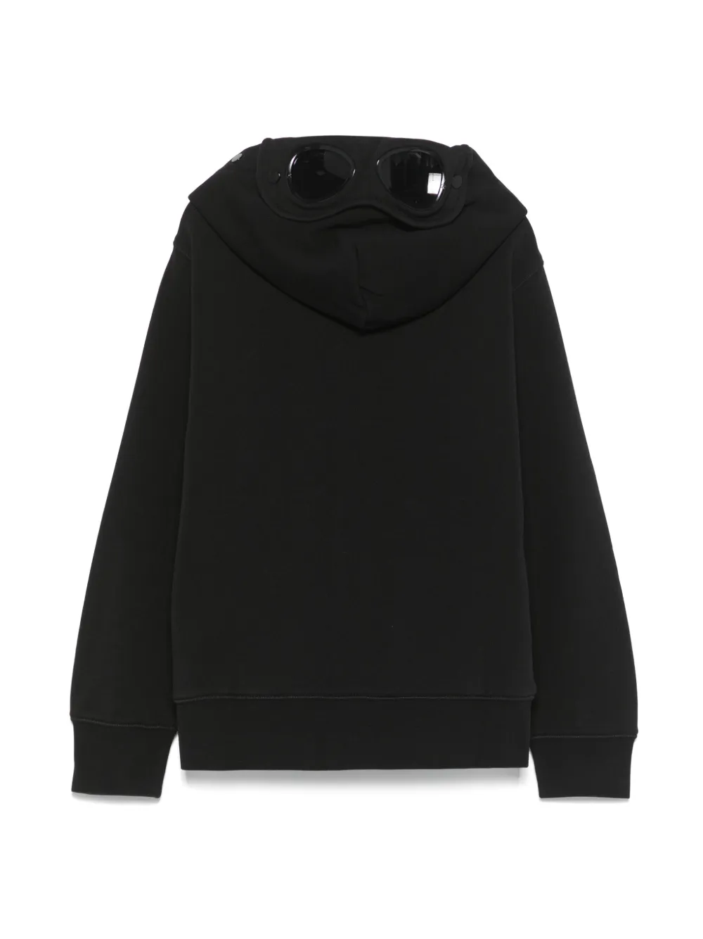 C.P. Company Kids Hoodie met goggle-detail - Zwart