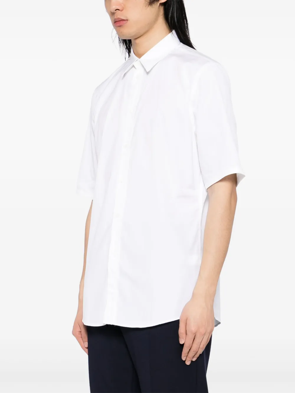 Gucci Overhemd met geborduurd logo Wit